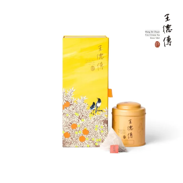 【王德傳】2026德傳光栩袋茶禮盒：凍頂烏龍原葉袋茶12入+金萱烏龍原葉袋茶12入(2026年中秋限定禮盒)