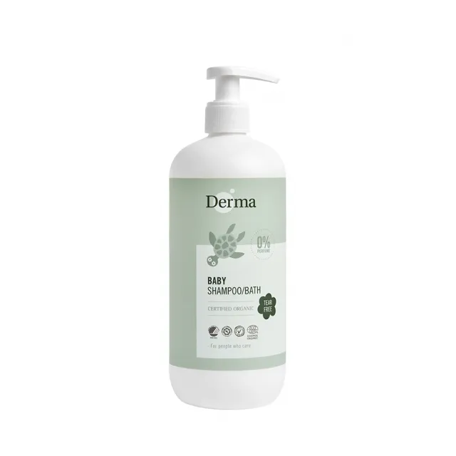 【Derma 丹麥德瑪】寶寶有機洗髮沐浴露 500ml