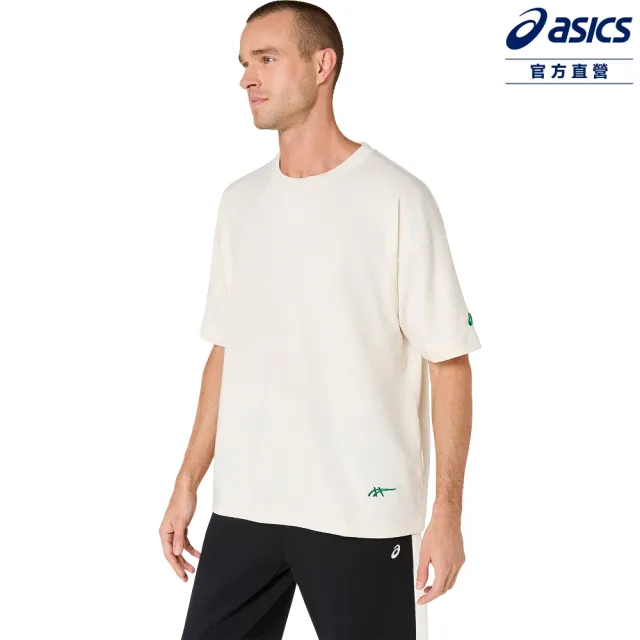 【asics 亞瑟士】短袖上衣 男女中性款 P.LIFE系列 海外版 訓練上衣 2033C004-111