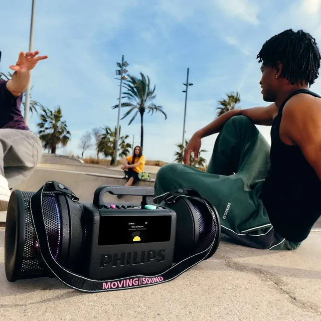 【Philips 飛利浦】Moving Sound TAMS80 百年限定藍牙喇叭 THE TUBE