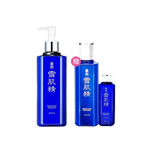 【KOSE 高絲】雪肌精500mL贈(雪肌精360mL+100mL)或(雪肌精200mL+200mL)任選