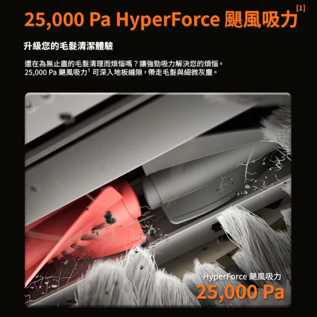 【Roborock 石頭科技】MOMO獨家新機重磅上市! Qrevo Edge2掃拖機器人(2.5萬颶風/高溫熱水洗烘/零纏繞)