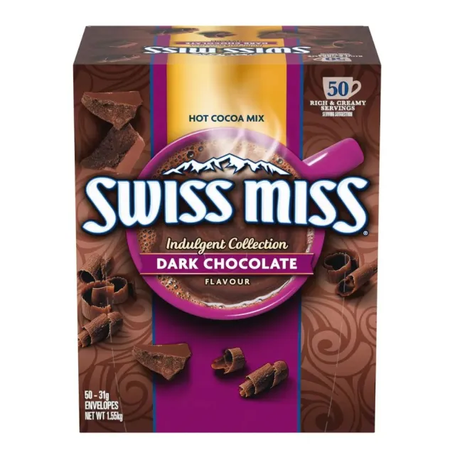 【SWISS MISS】香醇巧克力即溶可可粉x2盒(31gX50入/盒)