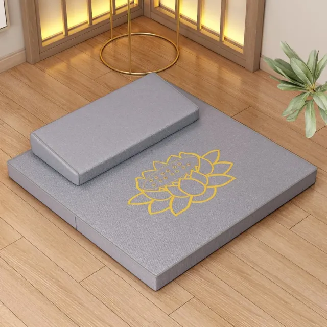 新川 大尺寸禪坐墊 80x80cm（冥想墊 打坐墊 拜佛跪墊 靜坐專用墊 蒲團坐墊 禪修加厚墊 加厚設計）