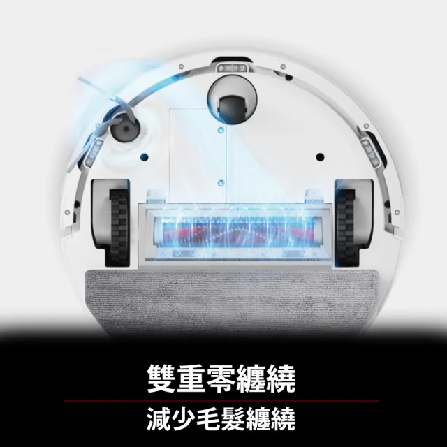 【Roborock 石頭科技】Q8掃拖機器人-清潔組(全新升級新上市/雙重零纏繞邊刷/10000Pa大吸力/二合一集塵盒水