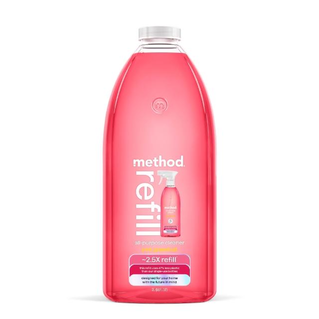 【method 美則】全效多功能清潔劑補充瓶-粉紅葡萄柚2000ml