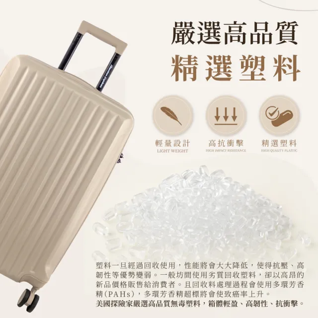 【American Explorer 美國探險家】20/24/25/29吋 雙排大輪 福利出清品 行李箱 登機箱 旅行箱(多款任選)
