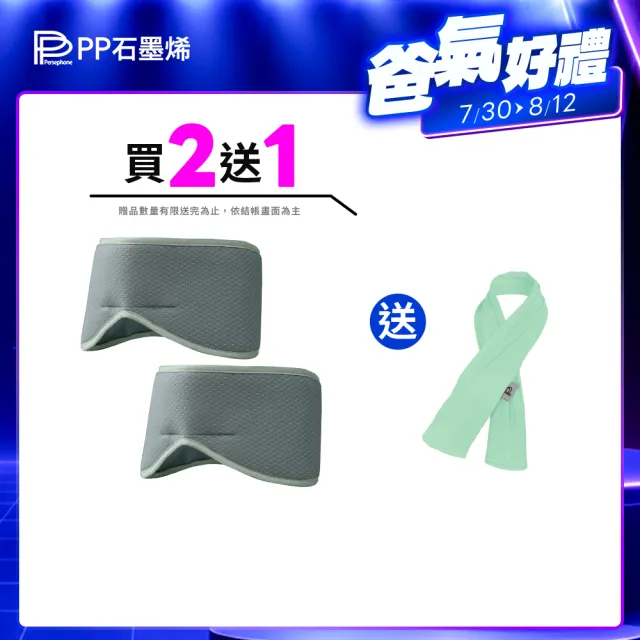 【PP 石墨烯】石墨烯蠶絲修復眼罩2入 (陳美鳳推薦 超導之王X科技蠶絲膜)