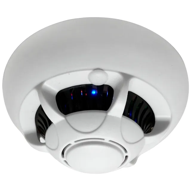 【CHICHIAU】WIFI 4K 煙霧偵測器造型無線網路微型針孔攝影機C110 影音記錄器(128G)