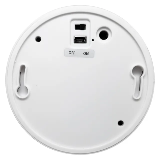 【CHICHIAU】WIFI 4K 煙霧偵測器造型無線網路微型針孔攝影機C110 影音記錄器(128G)