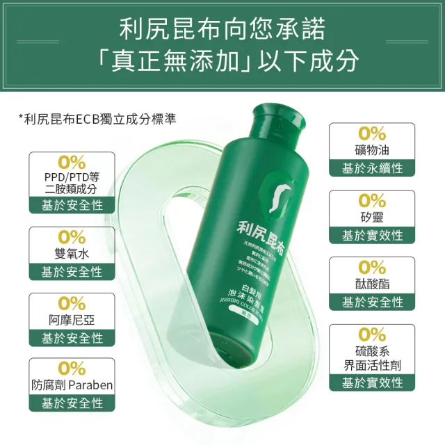 【Sastty】利尻昆布白髮用泡沫染髮露200mlx2入(3色任選/植萃成分/上色均勻不留白)