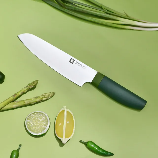 【ZWILLING 德國雙人】Now S日式主廚三德刀18cm-3色任選/新舊包裝隨機出貨(德國雙人牌集團官方直營)