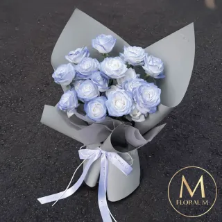 【Floral M】英倫公爵玫瑰鮮花花束(情人節花束/告白禮物/求婚花束/鮮花花禮/玫瑰花束)