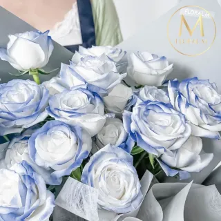 【Floral M】英倫公爵玫瑰鮮花花束(情人節花束/告白禮物/求婚花束/鮮花花禮/玫瑰花束)