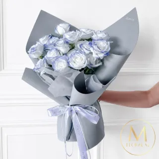 【Floral M】英倫公爵玫瑰鮮花花束(情人節花束/告白禮物/求婚花束/鮮花花禮/玫瑰花束)