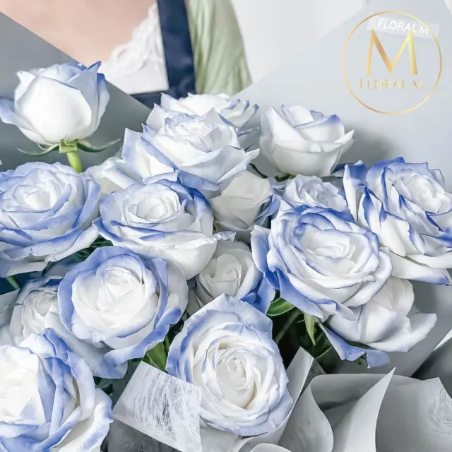 【Floral M】英倫公爵玫瑰鮮花花束(情人節花束/告白禮物/求婚花束/鮮花花禮/玫瑰花束)