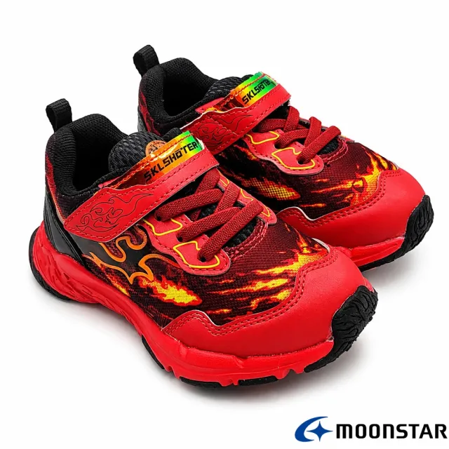 【MOONSTAR 月星】3E炫技者-火技能系列寬楦運動鞋(SK00942紅/SK00946黑)