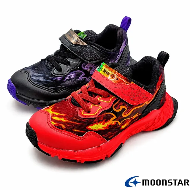 【MOONSTAR 月星】3E炫技者-火技能系列寬楦運動鞋(SK00942紅/SK00946黑)