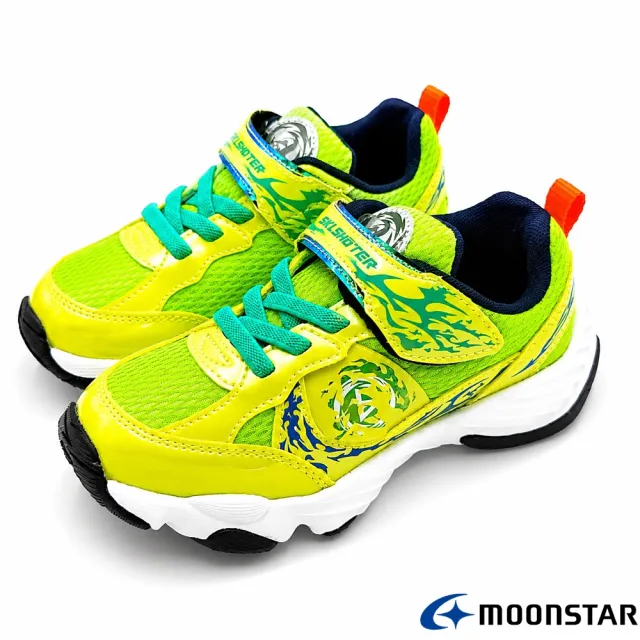 【MOONSTAR 月星】2E炫技者-風技能系列競跑運動鞋(SK00956黑/SK00957黃綠)