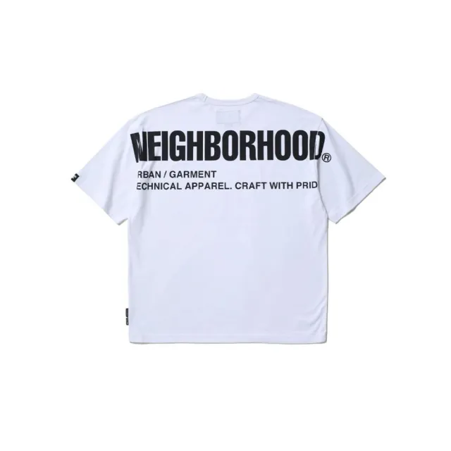 【NEIGHBORHOOD】Sheltech Crewneck 機能涼感字母短袖 黑/白 261BWNH-CSM02