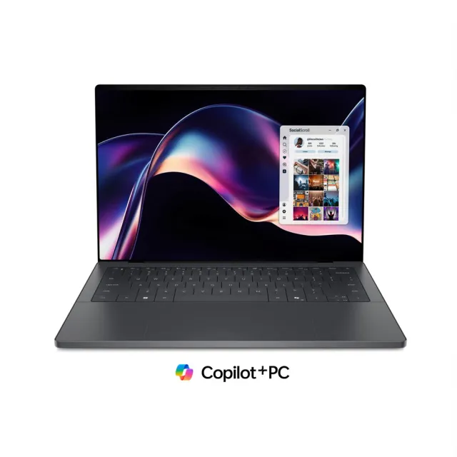 【DELL 戴爾】16吋Ultra X7 OLED輕薄Copilot+觸控筆電(XPS/DA16260-R2788BTTW/UX7-358H/32G/1TB/W11P/灰