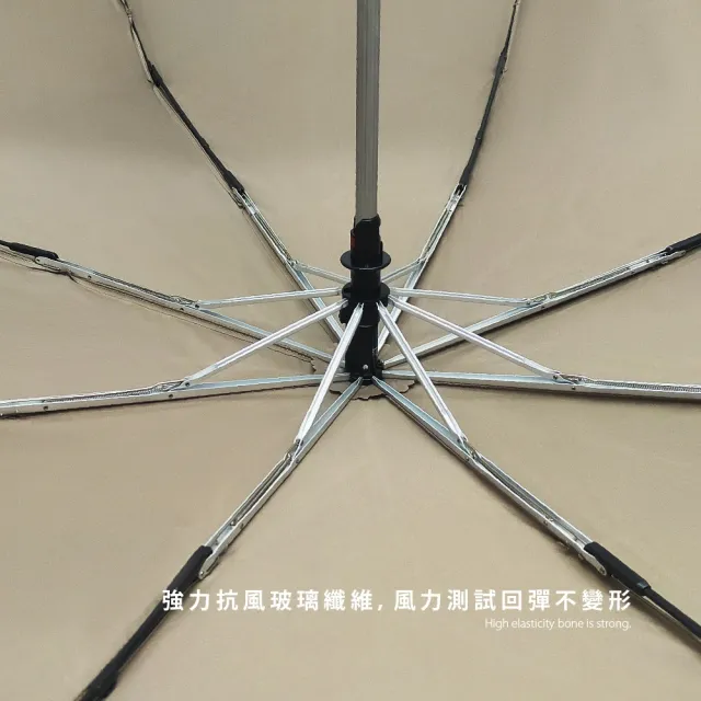 【雨之情】安全反光防回彈自動折傘(雨傘 27吋傘 快乾傘 超大傘面 自動傘 節節收)