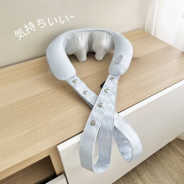 【FUJI】芷柔3D無線按摩器 FE-547(肩頸按摩;溫熱揉捏;局部按摩;免手持設計;無線使用;網路獨家)