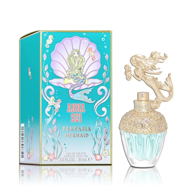【ANNA SUI 安娜蘇】童話美人魚淡香水 30ML (專櫃公司貨)
