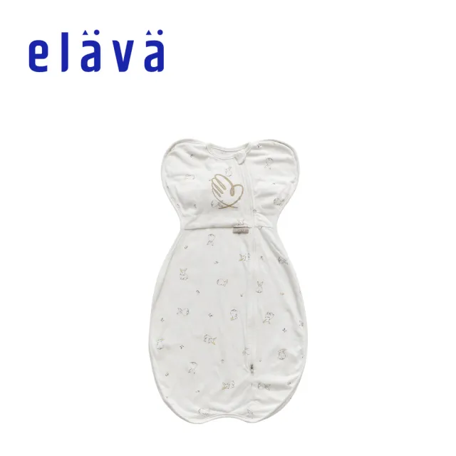 【elava】韓國 嬰兒全包覆安撫包巾 0-6M(附舒眠墊)