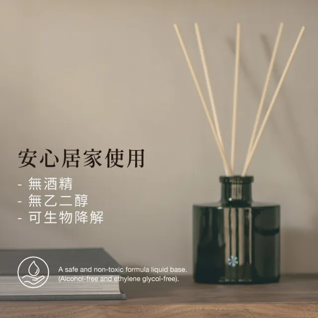 【VANA】瑞典純淨擴香瓶200ML – 北歐花園｜清新玫瑰花香調｜無酒精安心使用｜優雅居家香氛｜瑞典直送