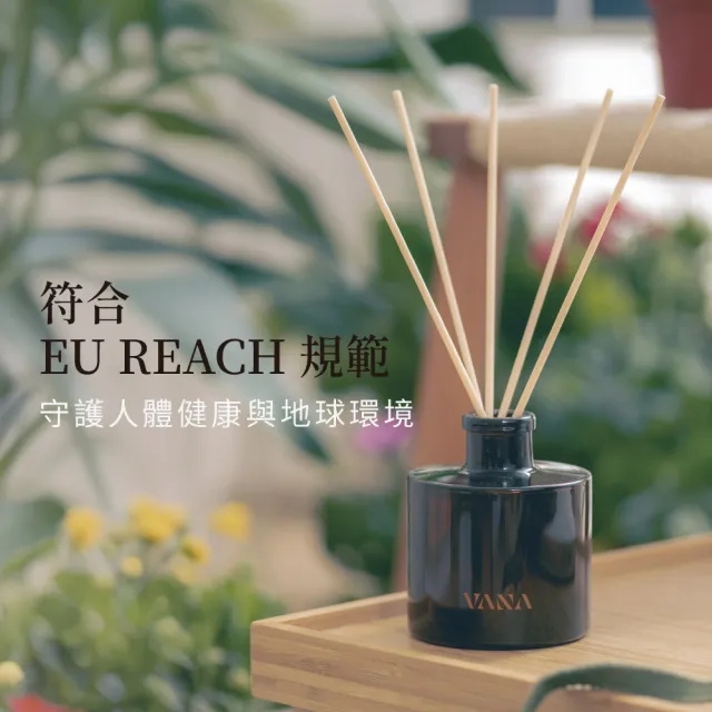 【VANA】瑞典純淨擴香瓶200ML – 北歐花園｜清新玫瑰花香調｜無酒精安心使用｜優雅居家香氛｜瑞典直送