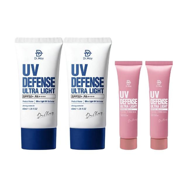 【Dr. May 美博士】專業隔離清爽防曬乳SPF50+ PA++++40ml 二入組(抗UV高係數)