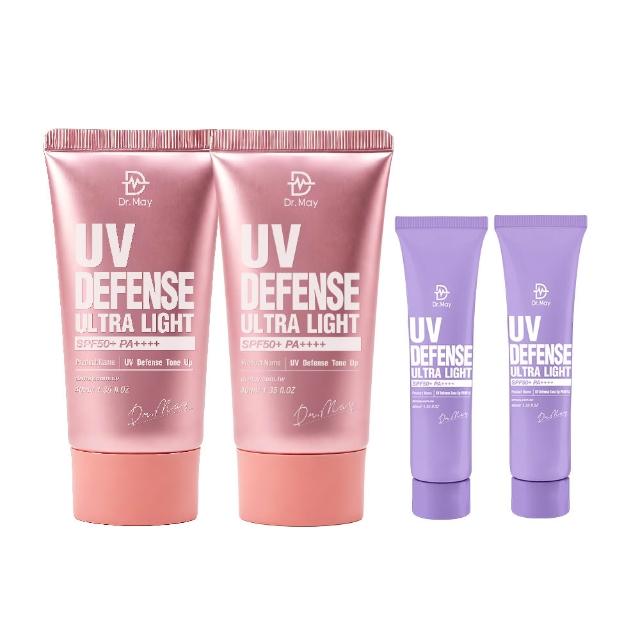 【Dr. May 美博士】專業潤色清爽防曬乳 SPF50+PA++++40ml 二入組 買一送一