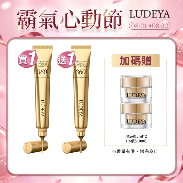 【LUDEYA】買1送1★超逆時PDRN微臻撫紋筆(15ml)超值組X2入組