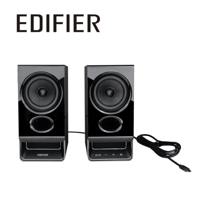 【EDIFIER】R20BT 2.0電腦藍牙喇叭（桌上型音箱｜雙設備連接｜專屬APP｜RGB氛圍燈｜3.5mm 耳機輸出）