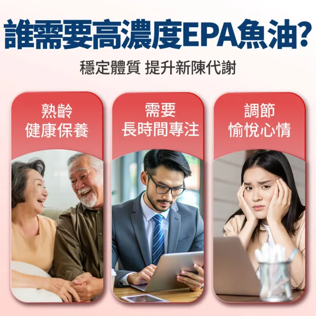 【達摩本草】高濃度EPA 專利深海魚油 4入120顆/盒(專科醫生推薦、特金獎肯定)