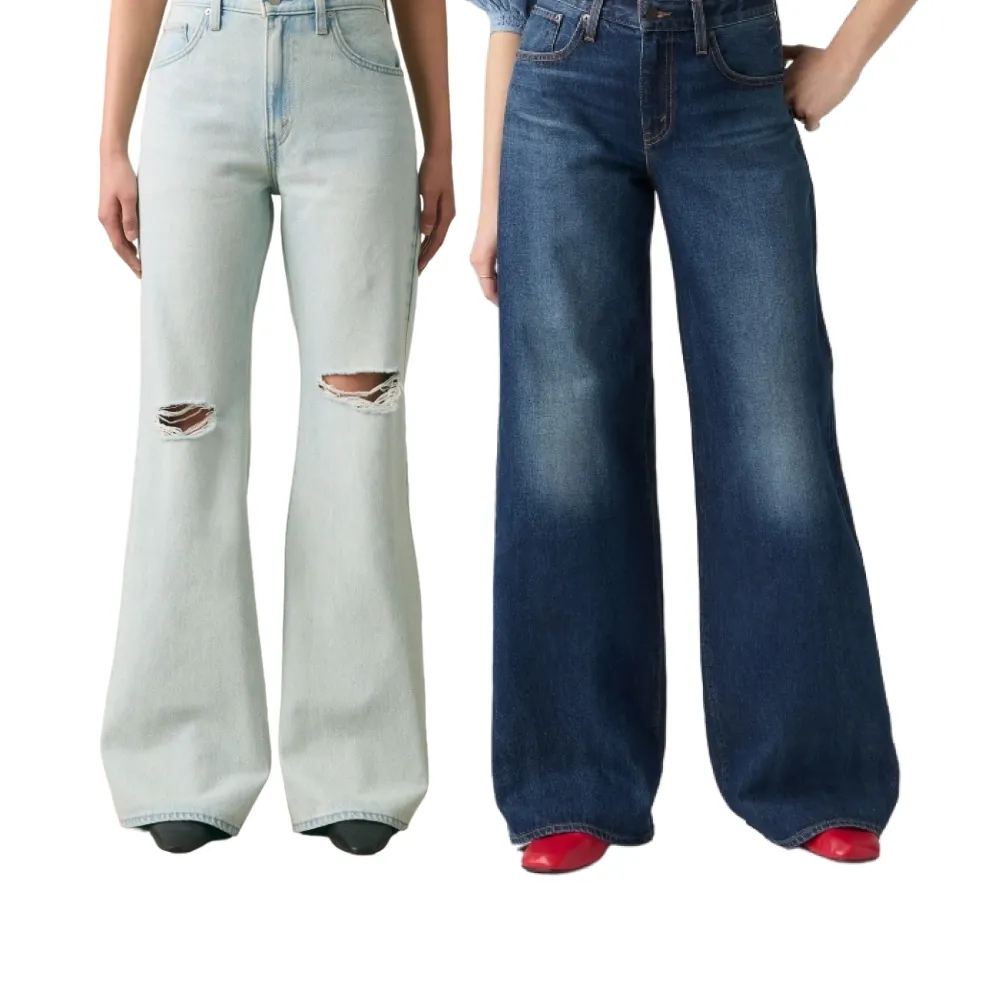 【LEVIS】女生牛仔褲 直筒褲 寬褲 錐形褲 女生褲子 提臀 多款任選 熱賣單品