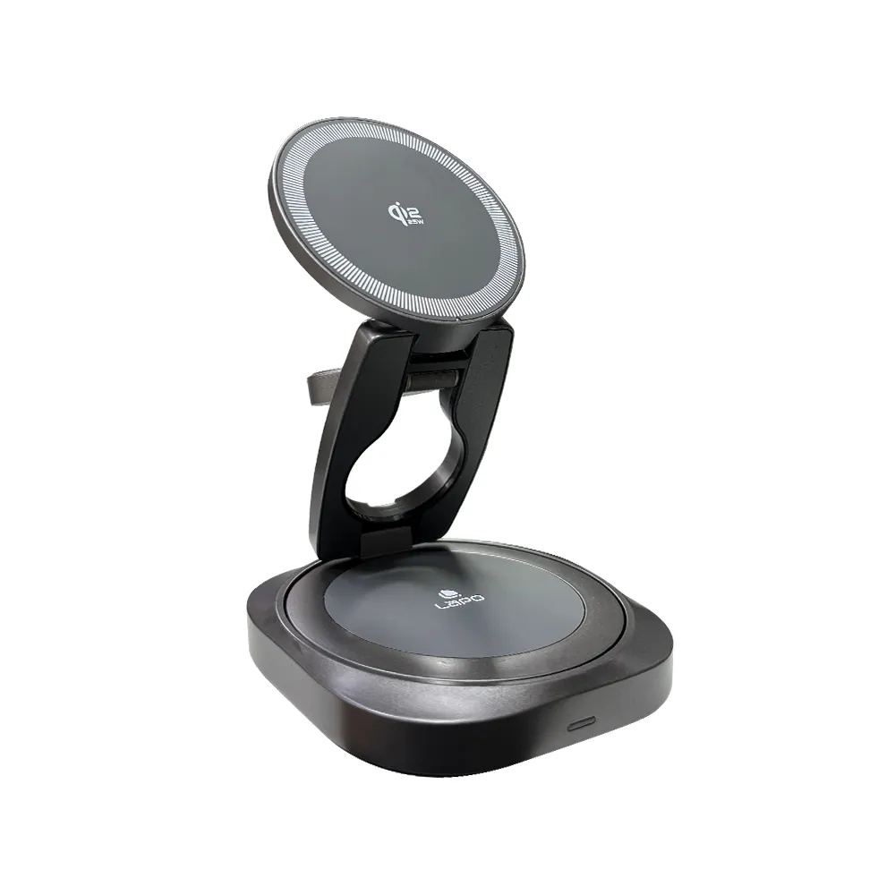 【LaPO】Qi2 25W 3合1磁吸無線充電座(WPC認證/支援apple watch) LW-02