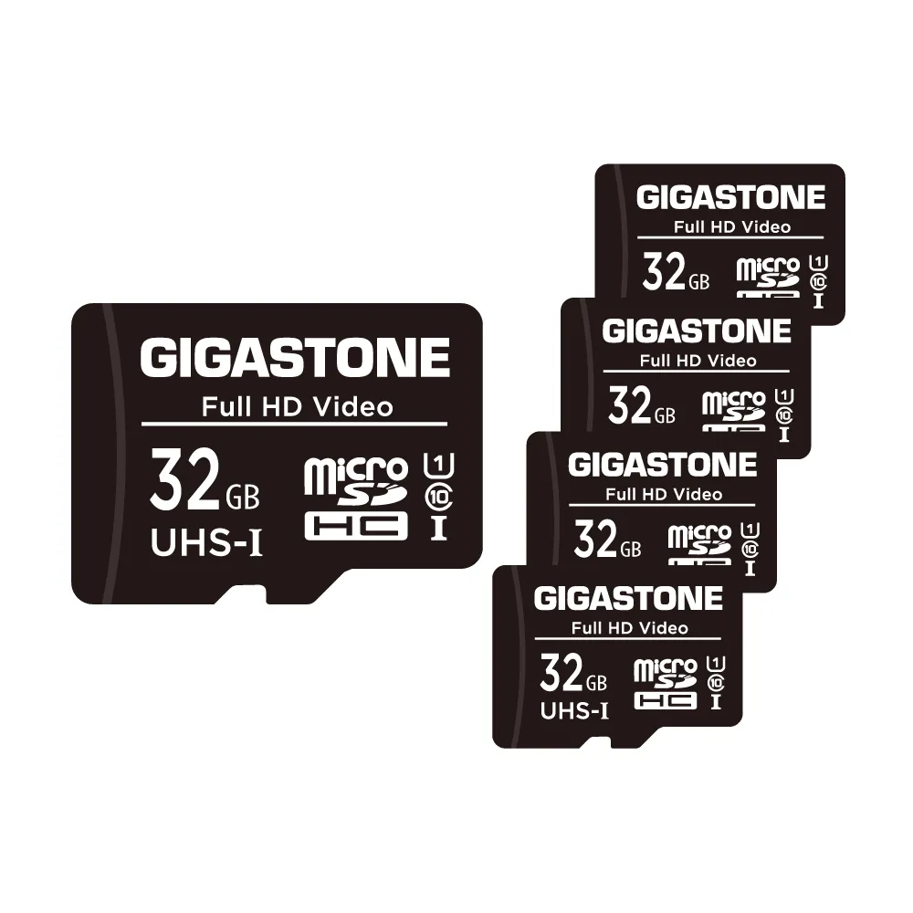 【Gigastone 立達國際】5入組 microSDHC UHS-Ⅰ U1 32GB相機攝影記憶卡(32G/支援兒童相機/手機/相機/音箱)