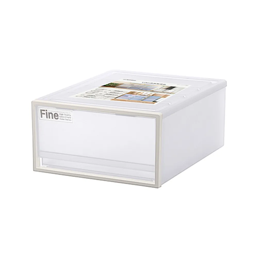 【KEYWAY 聯府】面寬40cm FIN加大單抽屜整理箱30L-2入(CK91 棉被收納 換季衣物整理 玩具收納櫃 台灣製)