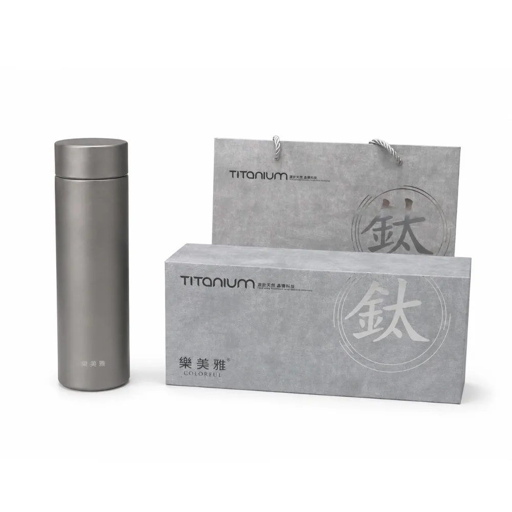樂美雅 商務純鈦保溫杯500ml(純鈦/鈦杯/鈦保溫杯/鈦保溫瓶/保溫杯/送禮)