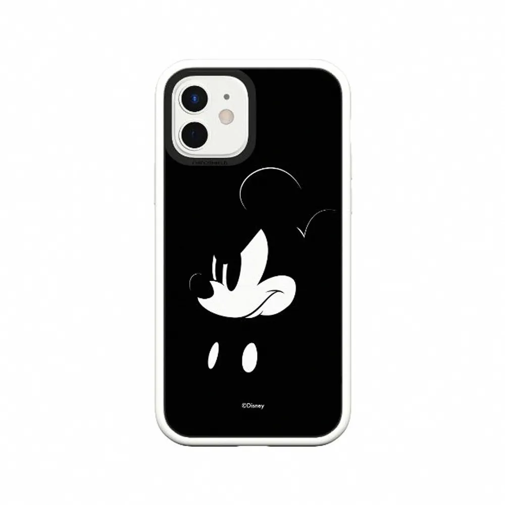 【RHINOSHIELD 犀牛盾】iPhone 12 mini/12 Pro/Max Mod NX邊框背蓋手機殼/米奇系列-米奇黑設計(迪士尼)