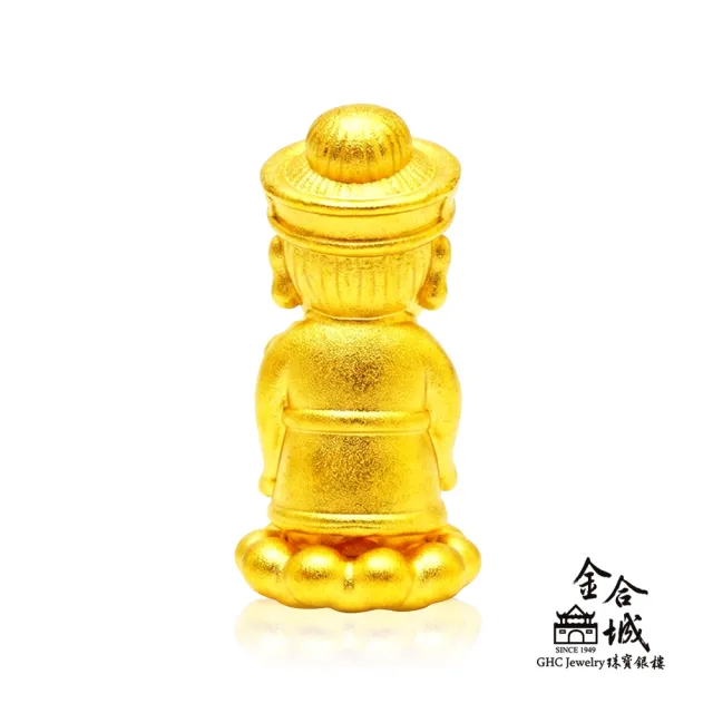 【金合城】神明系列金飾-土地婆黃金擺件 MNA0020(金重約0.47錢)