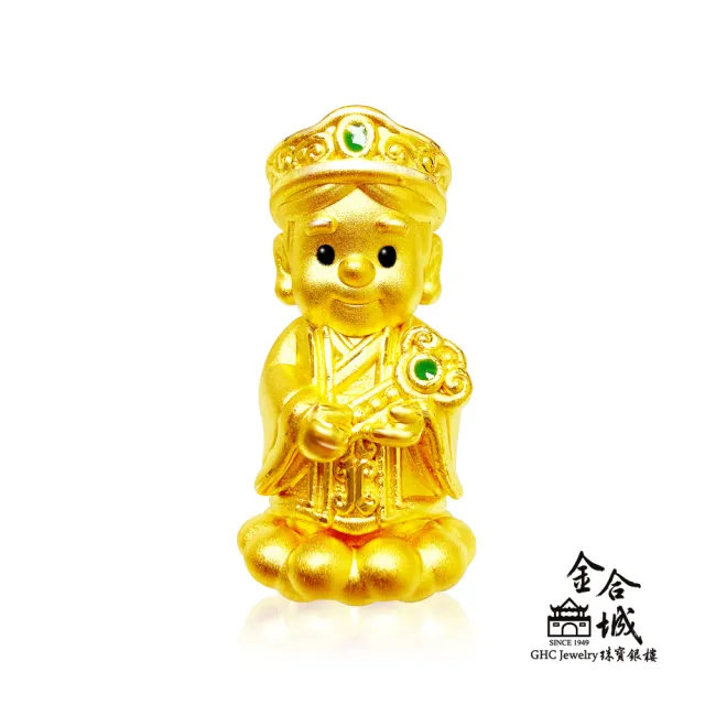 【金合城】神明系列金飾-土地婆黃金擺件 MNA0020(金重約0.47錢)
