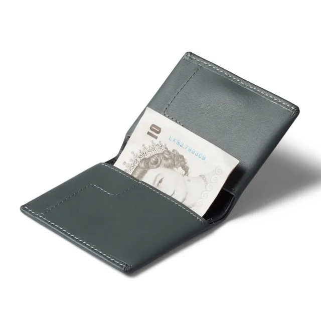 【Bellroy】Slim Sleeve 超薄錢包 皮夾 卡夾 名片 送禮 禮物 推薦(灰綠色)