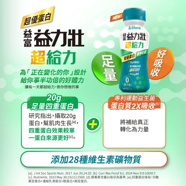 【益富】益力壯超給力237ml*72入(積極醣管理配方)