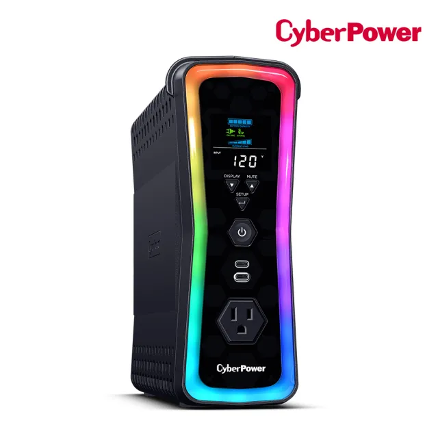 【CyberPower】GX150C2M 在線互動式 RGB 正弦波 UPS不斷電系統
