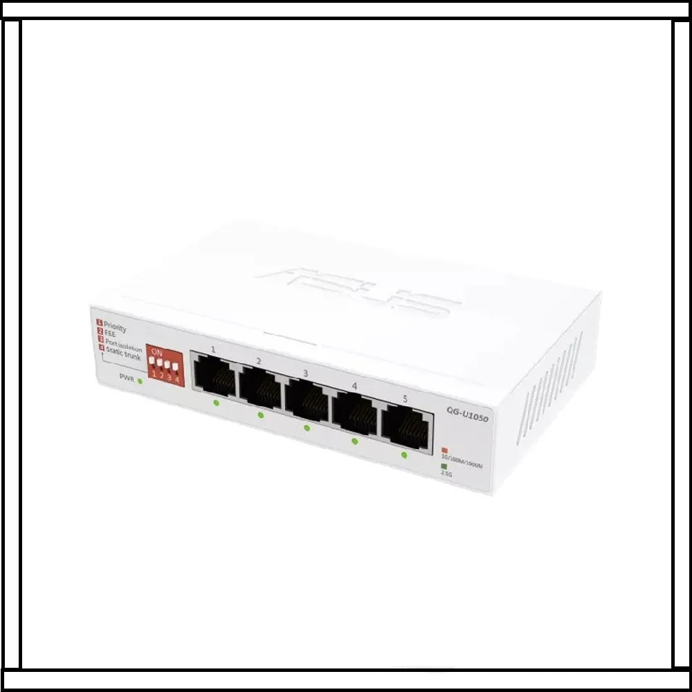 【ASUS 華碩】5埠 2.5G 乙太網路交換器(QG-U1050)