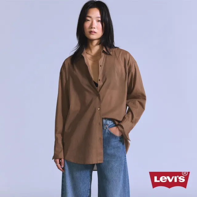【LEVIS】BLUETAB™ 經典長袖襯衫 女生上衣 人氣新品 006UD-0000