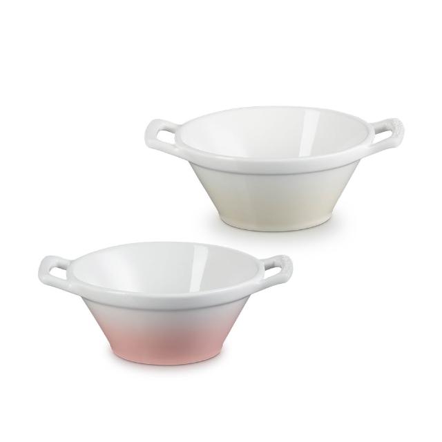 【Le Creuset】瓷器卡蘇雷碗(蛋白霜/淡粉紅/海岸藍 3色選1)